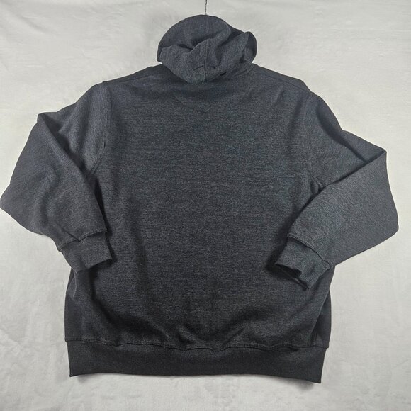 San Francisco 49ers Full Zip Hoodie Size 2XL Gray with Sewn & Screened L… - Picture 2 of 8